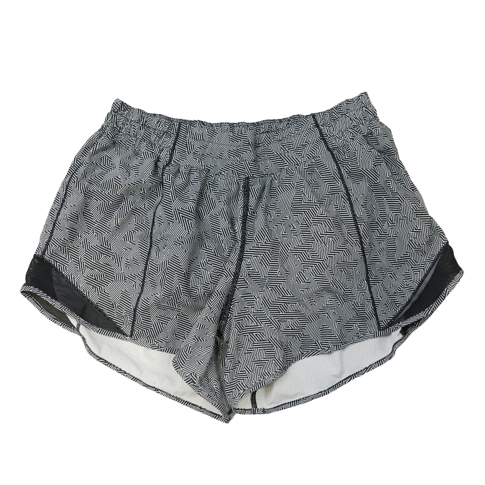 Lululemon Black/White Shorts Size 10 Tall